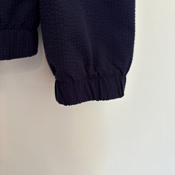 Scotch & Soda Seersucker Full Zip Jacket Navy Blue Men's Size S - Picture 6 of 12